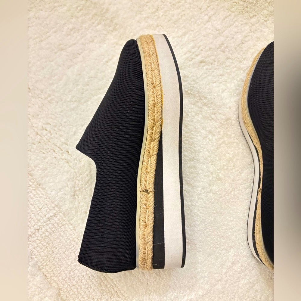 DKNY Black Slip-On Sneakers for Women, Dkny lior platform espadrilles size 7,5 - Picture 13 of 15